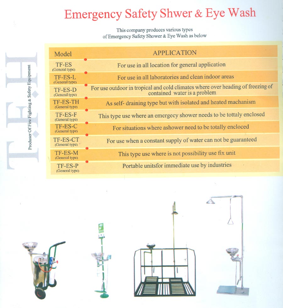 emergency safety shower & eye wash